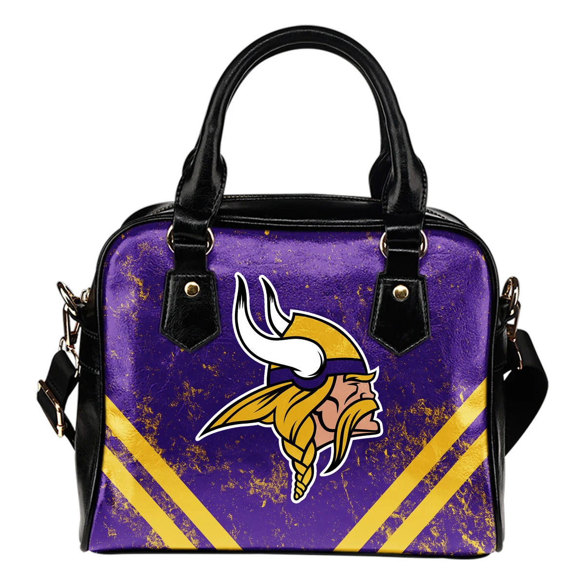 Couple Curves Light Good Logo Minnesota Vikings Shoulder Handbags Sb0801