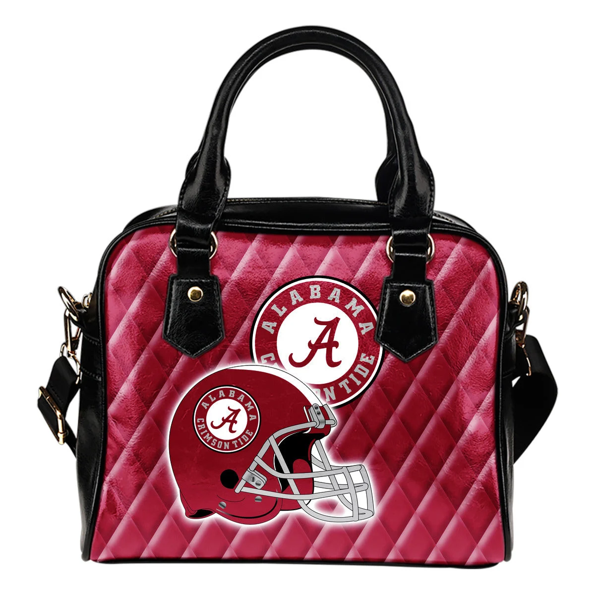Couple Helmet Enchanting Logo Alabama Crimson Tide Shoulder Handbags Sb0801