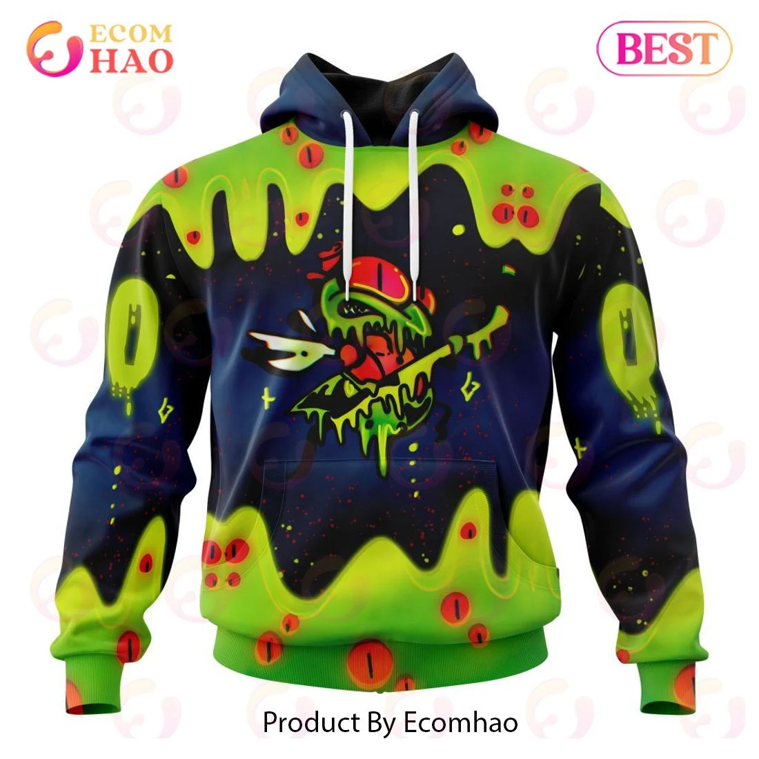 Columbus Blue Jackets Specialized Jersey For Halloween Night 3D Hoodie, Zip Hoodie, Man - Women, Warm, Premium Quality HZ0501