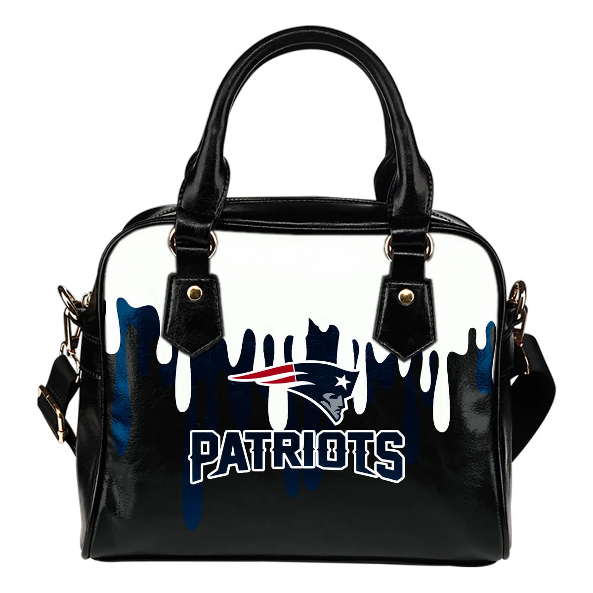 Color Leak Down Colorful New England Patriots Shoulder Handbags Sb0801