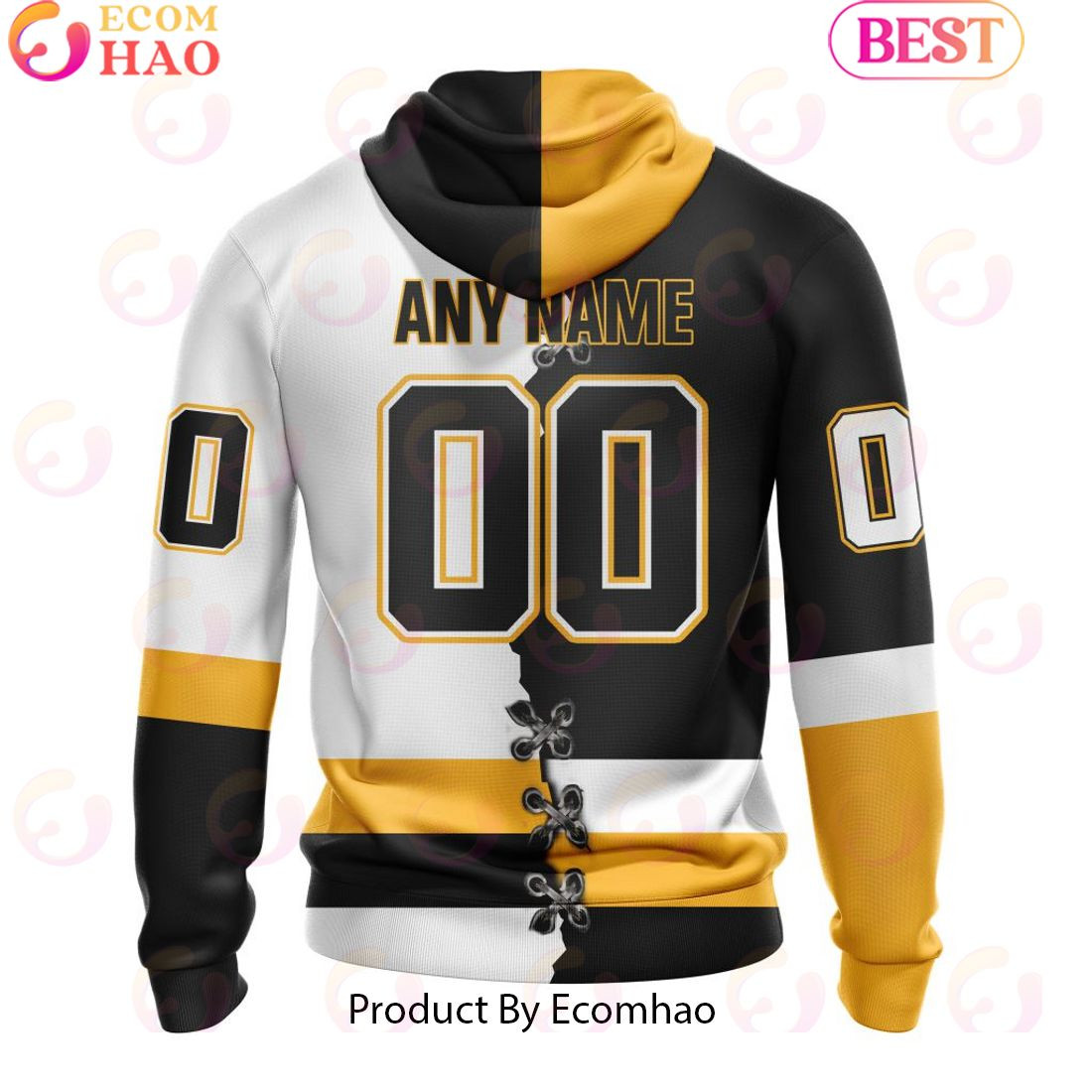 Custom OHL Kingston Frontenacs Mix Home And Away Jersey Personalized Letters Number Hoodie, Zip Hoodie, Man - Women, Warm, Premium Quality HZ0501