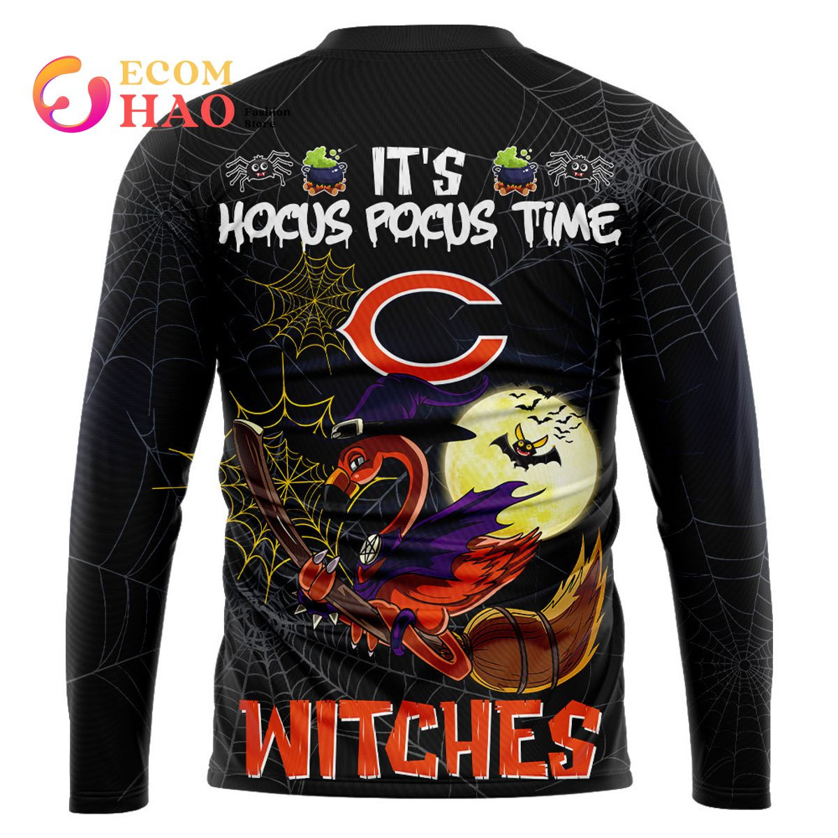Bears Halloween Jersey Falmingo Witches Hocus Pocus 3D Hoodie, Zip Hoodie, Man - Women, Warm, Premium Quality HZ0501
