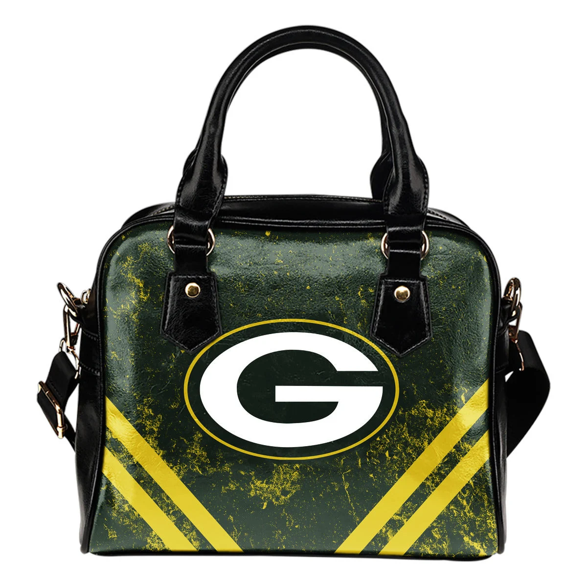 Couple Curves Light Good Logo Green Bay Packers Shoulder Handbags Sb0801