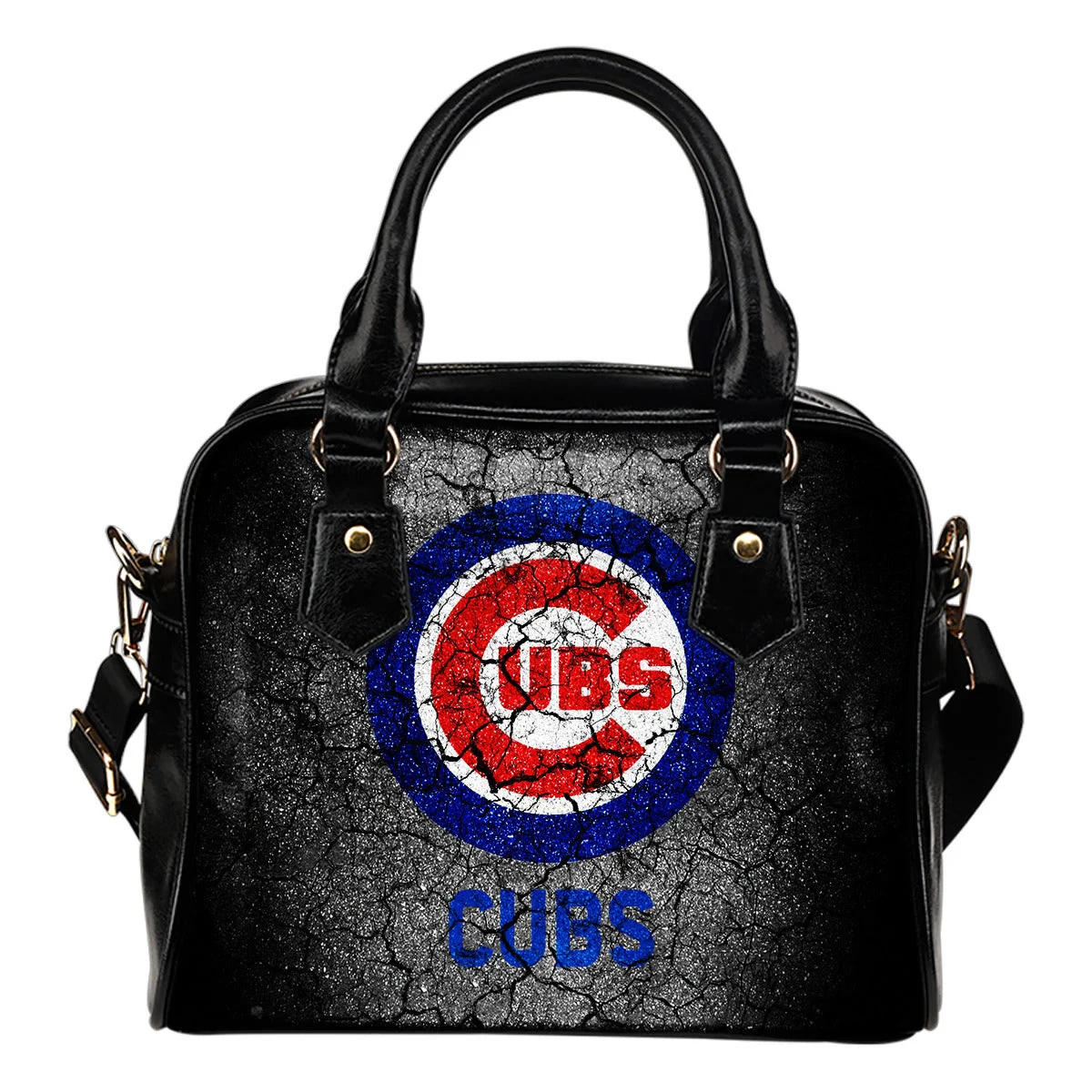 Wall Break Chicago Cubs Shoulder Handbags Women Purse Sb0801