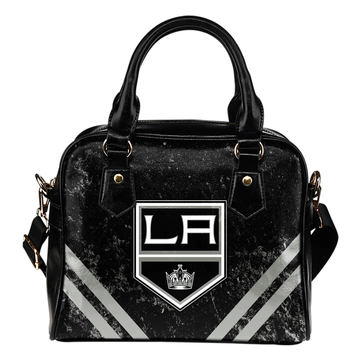 Couple Curves Light Good Logo Los Angeles Kings Shoulder Handbags Sb0801