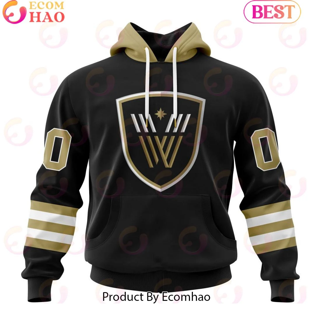 Custom Vancouver Warriors Jersey Personalized Letters Number Hoodie, Zip Hoodie, Man - Women, Warm, Premium Quality HZ0501
