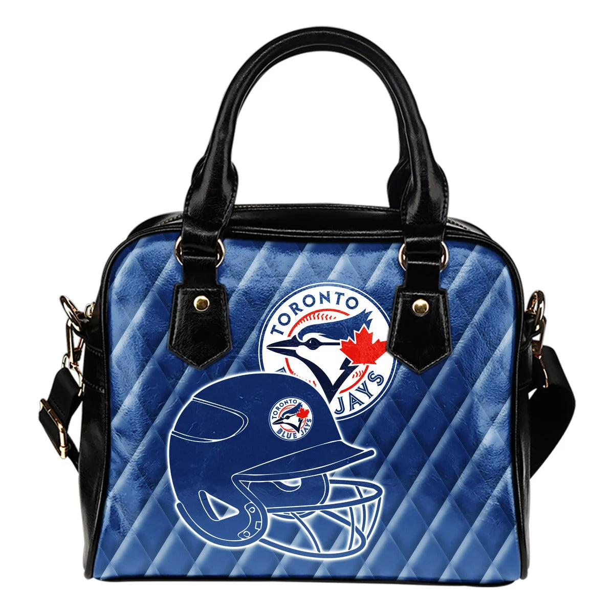 Couple Helmet Enchanting Logo Toronto Blue Jays Shoulder Handbags Sb0801
