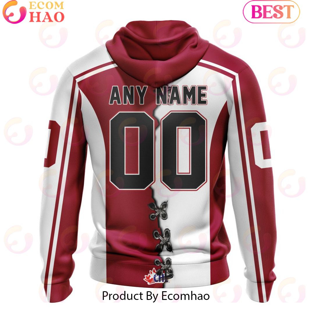 Custom OHL Peterborough Petes Mix Home And Away Jersey Personalized Letters Number Hoodie, Zip Hoodie, Man - Women, Warm, Premium Quality HZ0501