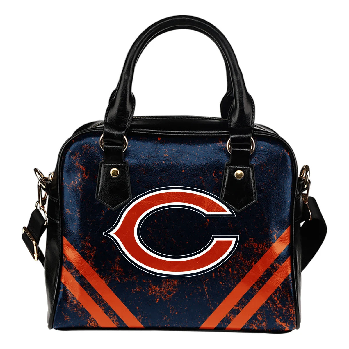 Couple Curves Light Good Logo Chicago Bears Shoulder Handbags Sb0801