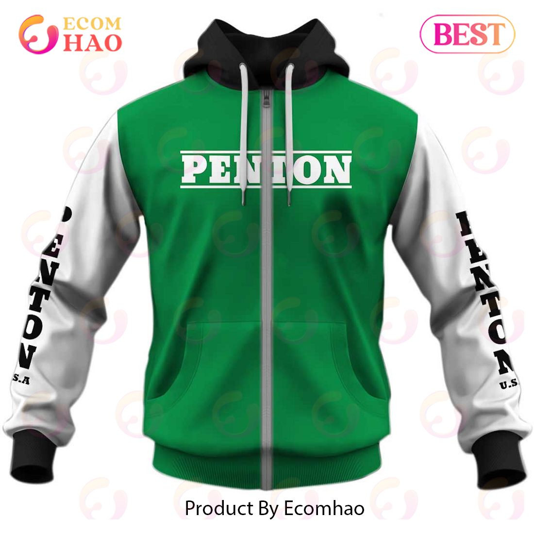 Customize Name Vintage Style Penton Motocross Jersey MX Enduro AHRMA Motorcycle Dirt Bike 3D Hoodie, Zip Hoodie, Man - Women, Warm, Premium Quality HZ0501