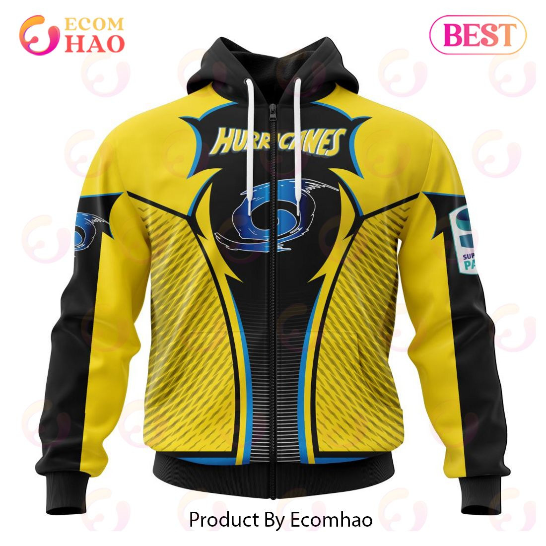 BEST Super Rugby Wellington Hurricanes Specialized Jersey Concepts 3D Hoodie, Zip Hoodie, Man - Women, Warm, Premium Quality HZ0501