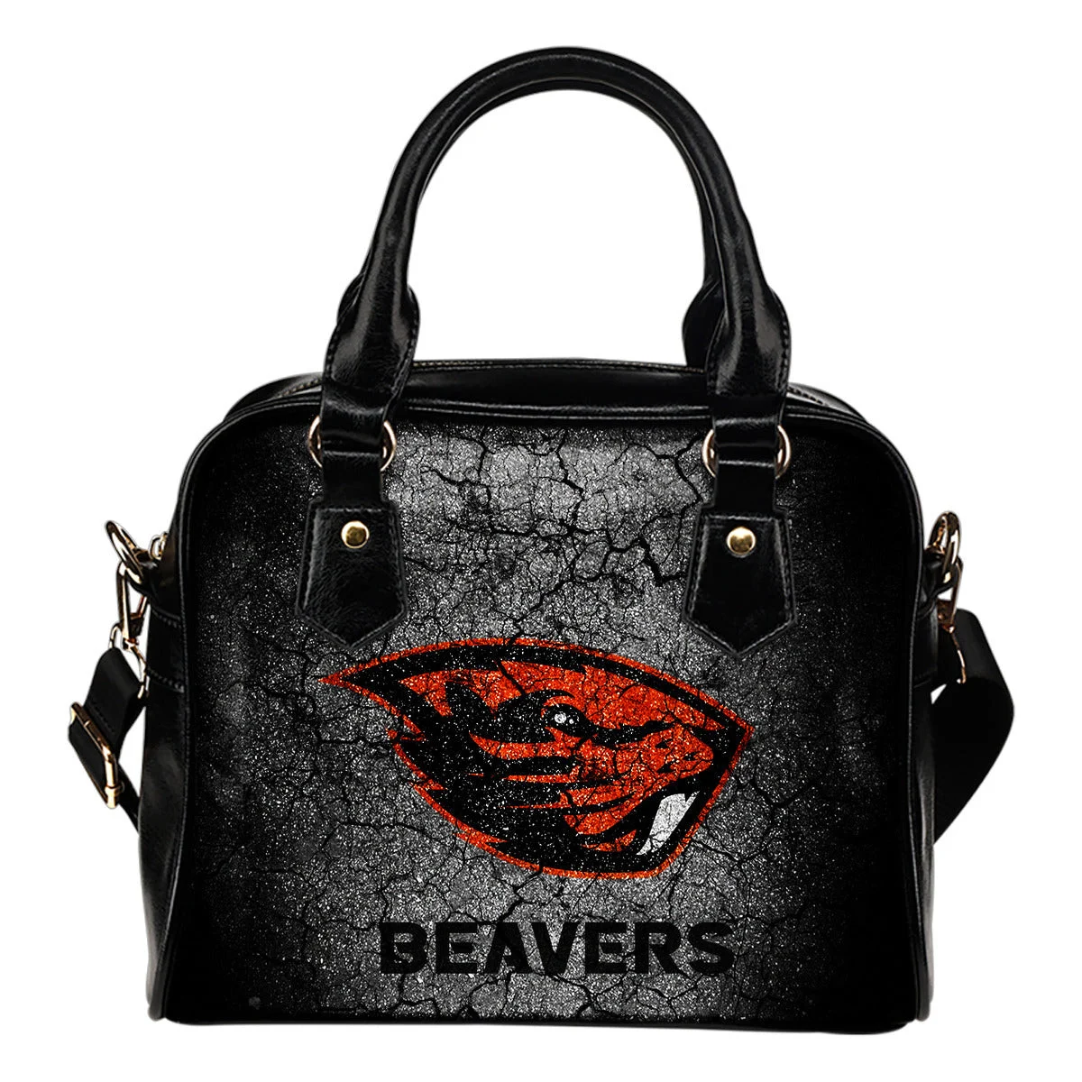 Wall Break Oregon State Beavers Shoulder Handbags Women Purse Sb0801