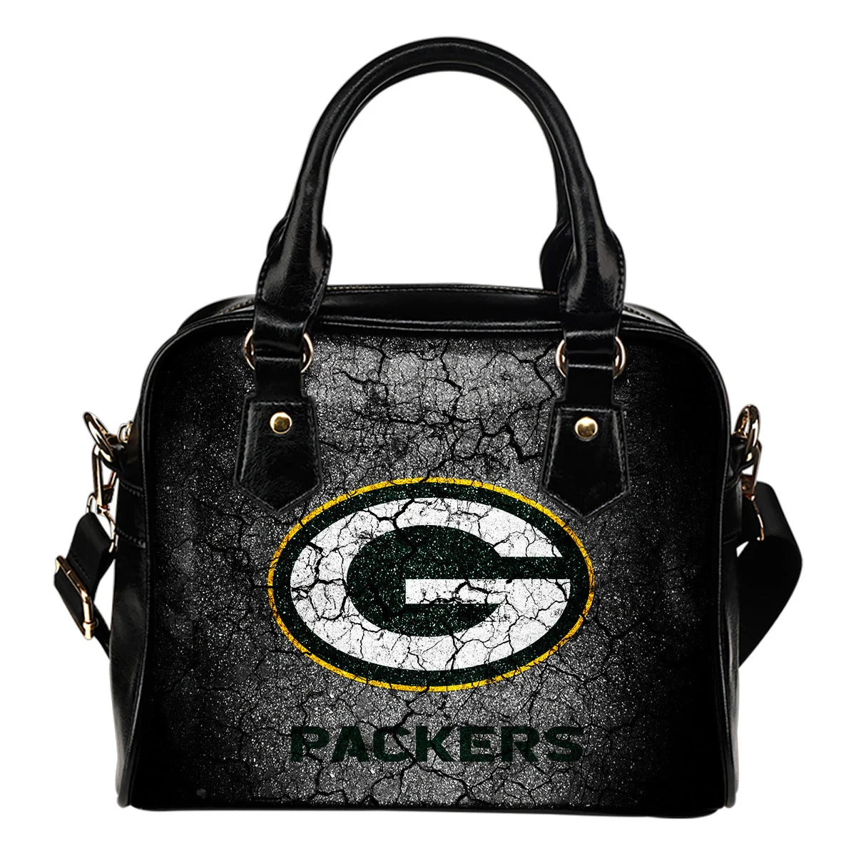 Wall Break Green Bay Packers Shoulder Handbags Women Purse Sb0801