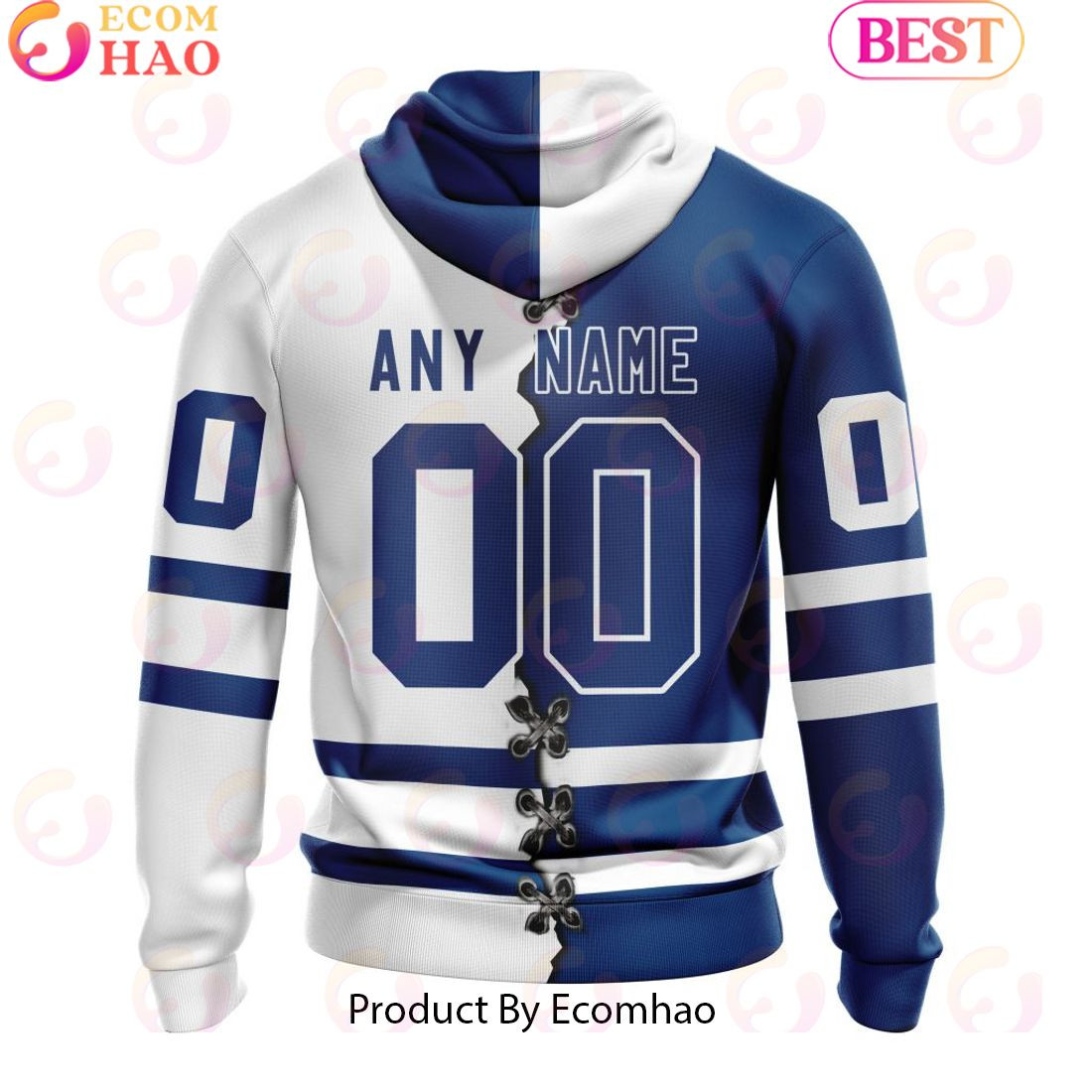 Custom OHL Mississauga Steelheads Mix Home And Away Jersey Personalized Letters Number Hoodie, Zip Hoodie, Man - Women, Warm, Premium Quality HZ0501