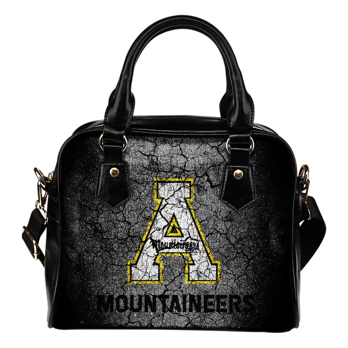 Wall Break Appalachian State Mountaineers Shoulder Handbags Women Purse Sb0801