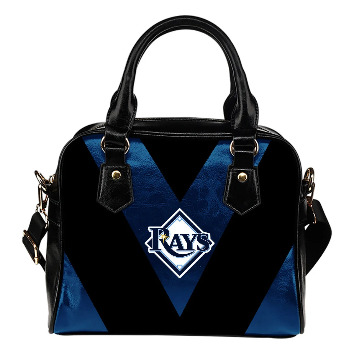 Triangle Double Separate Colour Tampa Bay Rays Shoulder Handbags Sb0801