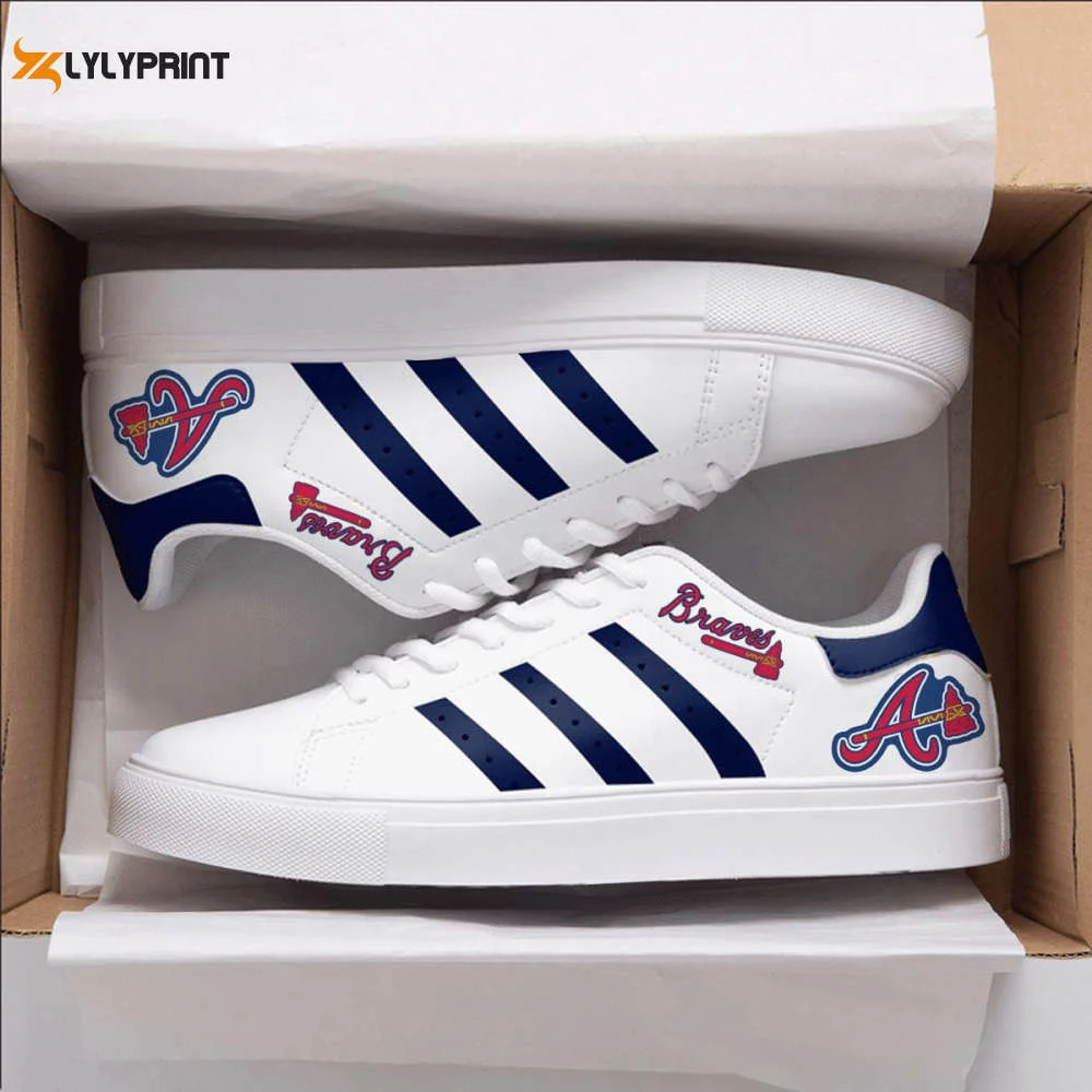 Atlanta Braves 3 Skate Shoes For Men Women Fans Gift ,Trendy Style Sneakers ST0801