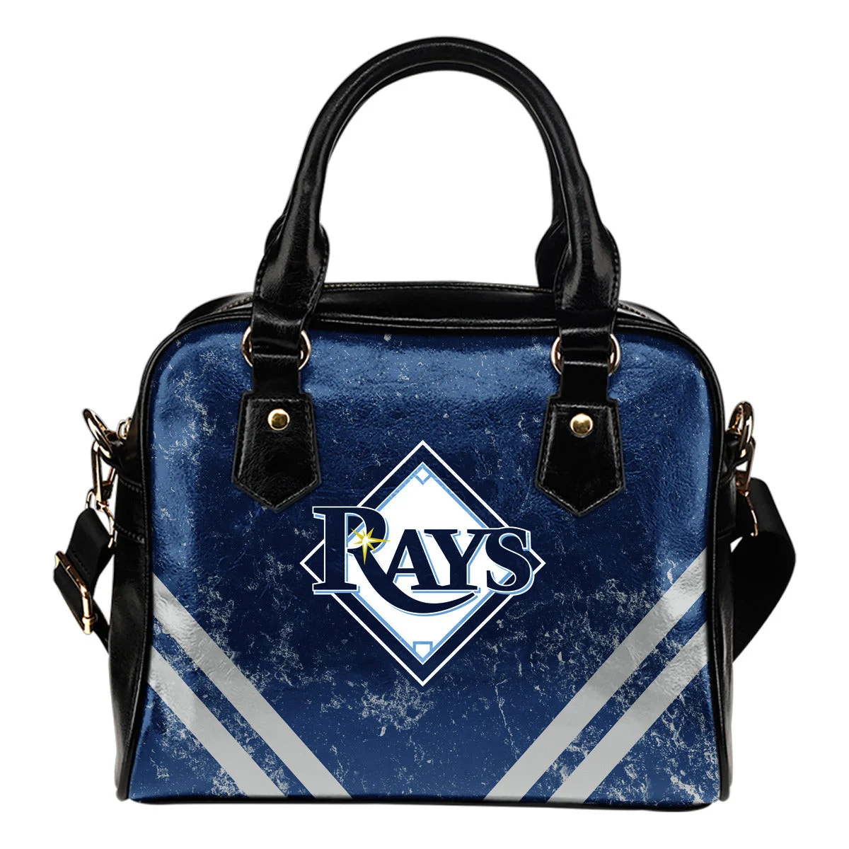 Couple Curves Light Good Logo Tampa Bay Rays Shoulder Handbags Sb0801