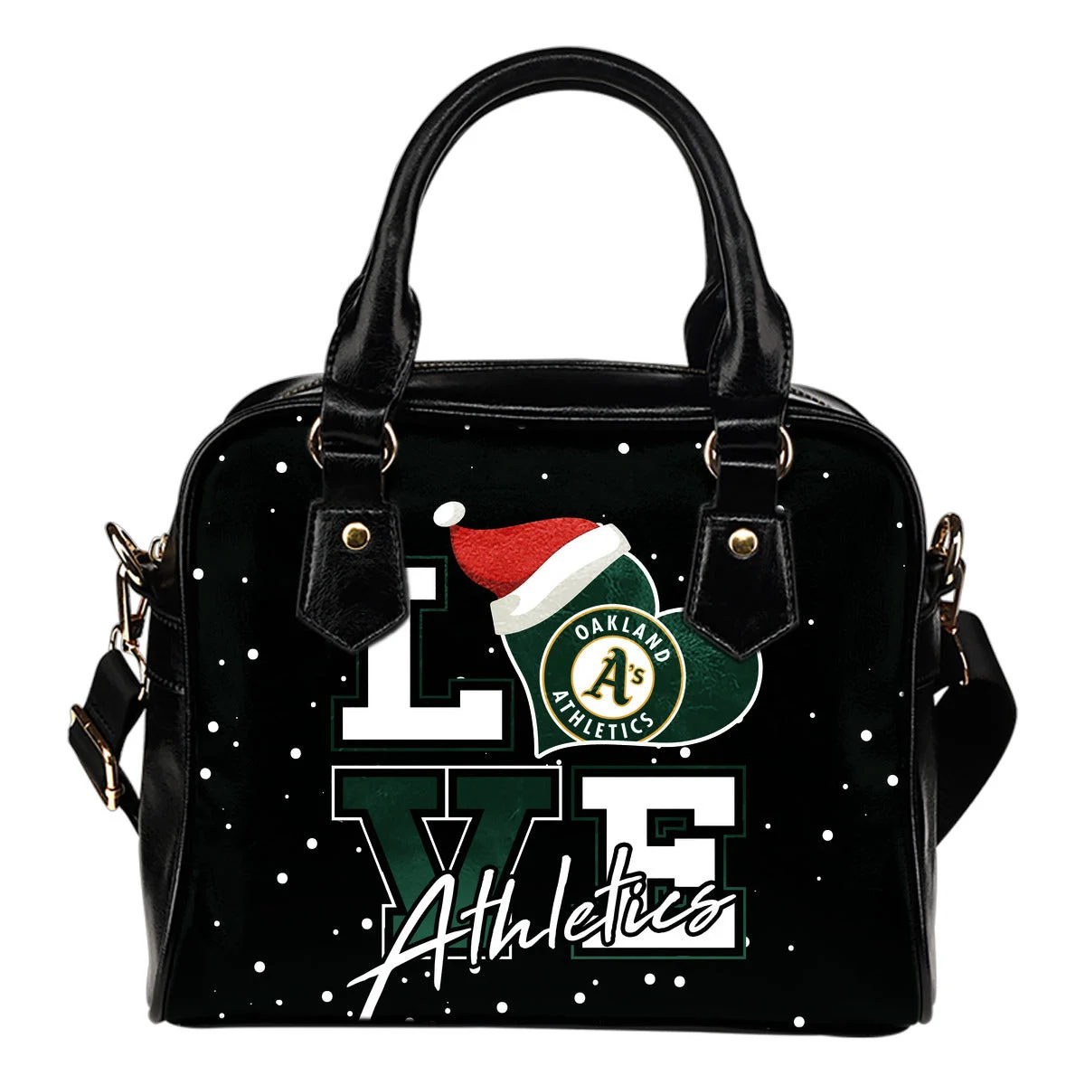 Love Word Christmas Sweet Oakland Athletics Shoulder Handbags Sb0801