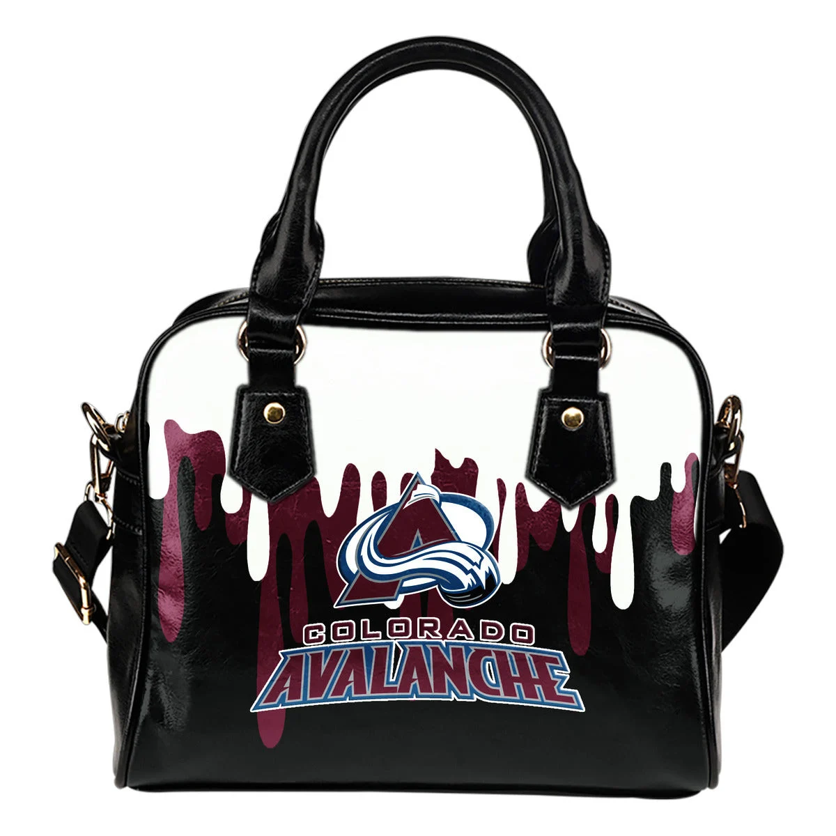 Color Leak Down Colorful Colorado Avalanche Shoulder Handbags Sb0801