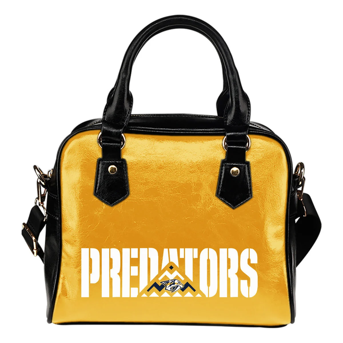 Nashville Predators Mass Triangle Shoulder Handbags Sb0801
