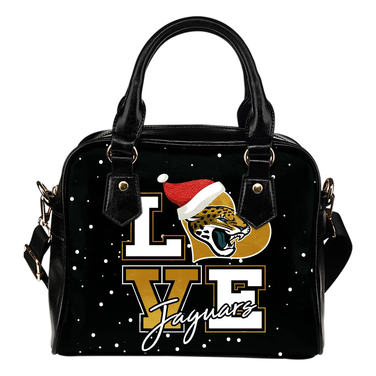 Love Word Christmas Sweet Jacksonville Jaguars Shoulder Handbags Sb0801