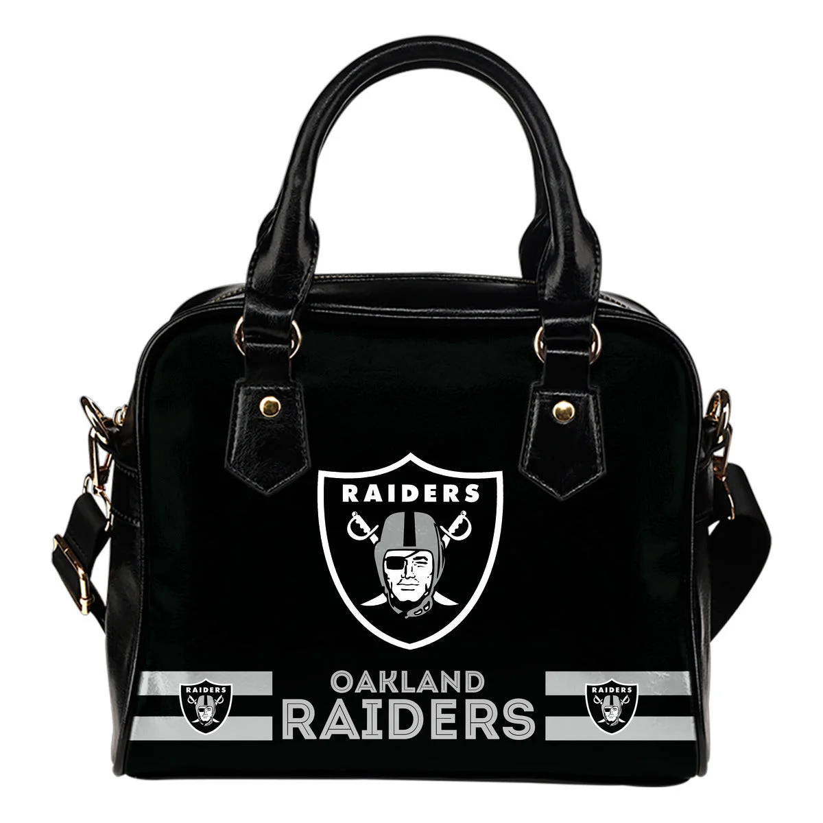 Oakland Raiders For Life Shoulder Handbags Sb0801
