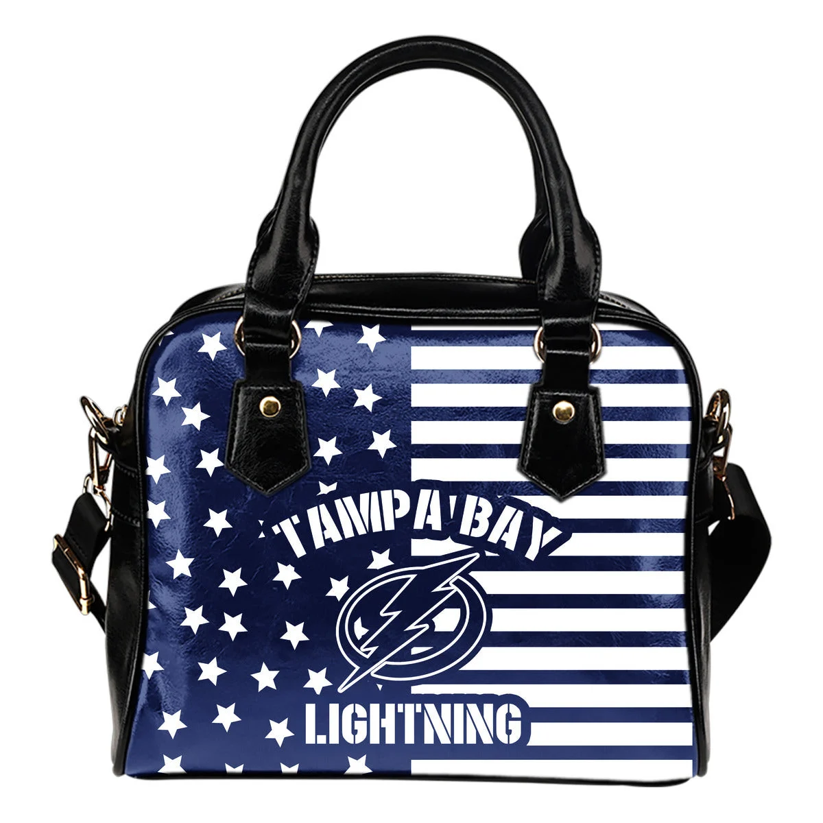 Twinkle Star With Line Tampa Bay Lightning Shoulder Handbags Sb0801