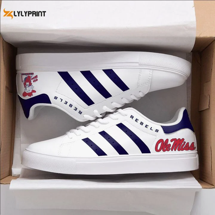 Ole Miss Rebels 3i Skate Shoes For Men Women Fans Gift , Trendy Style Sneakers ST0801