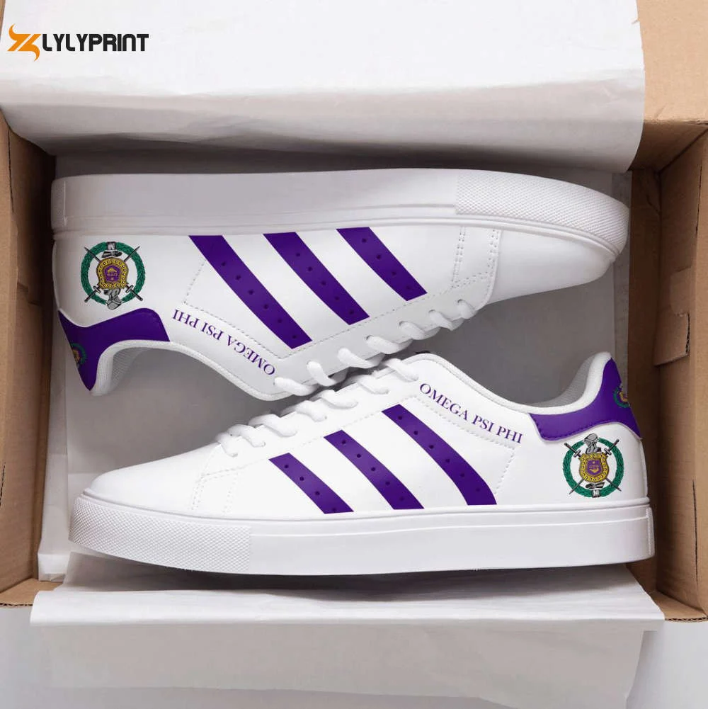 Omega Psi Phi 2 Skate Shoes For Men Women Fans Gift , Trendy Style Sneakers ST0801