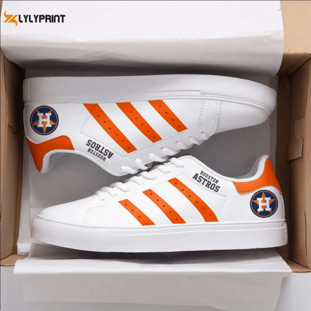 Houston Astros Skate Shoes For Men Women Fans Gift , Trendy Style Sneakers ST0801