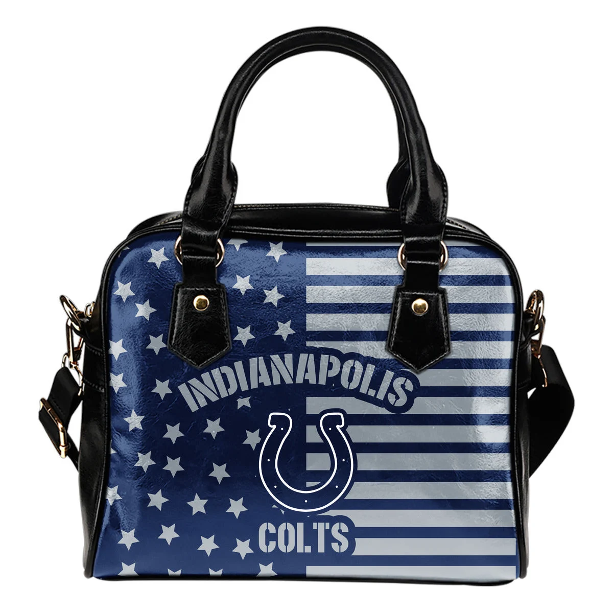 Twinkle Star With Line Indianapolis Colts Shoulder Handbags Sb0801