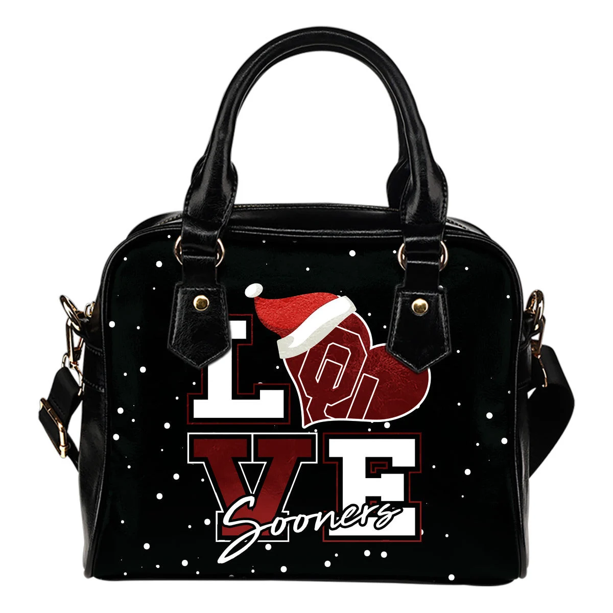 Love Word Christmas Sweet Oklahoma Sooners Shoulder Handbags Sb0801