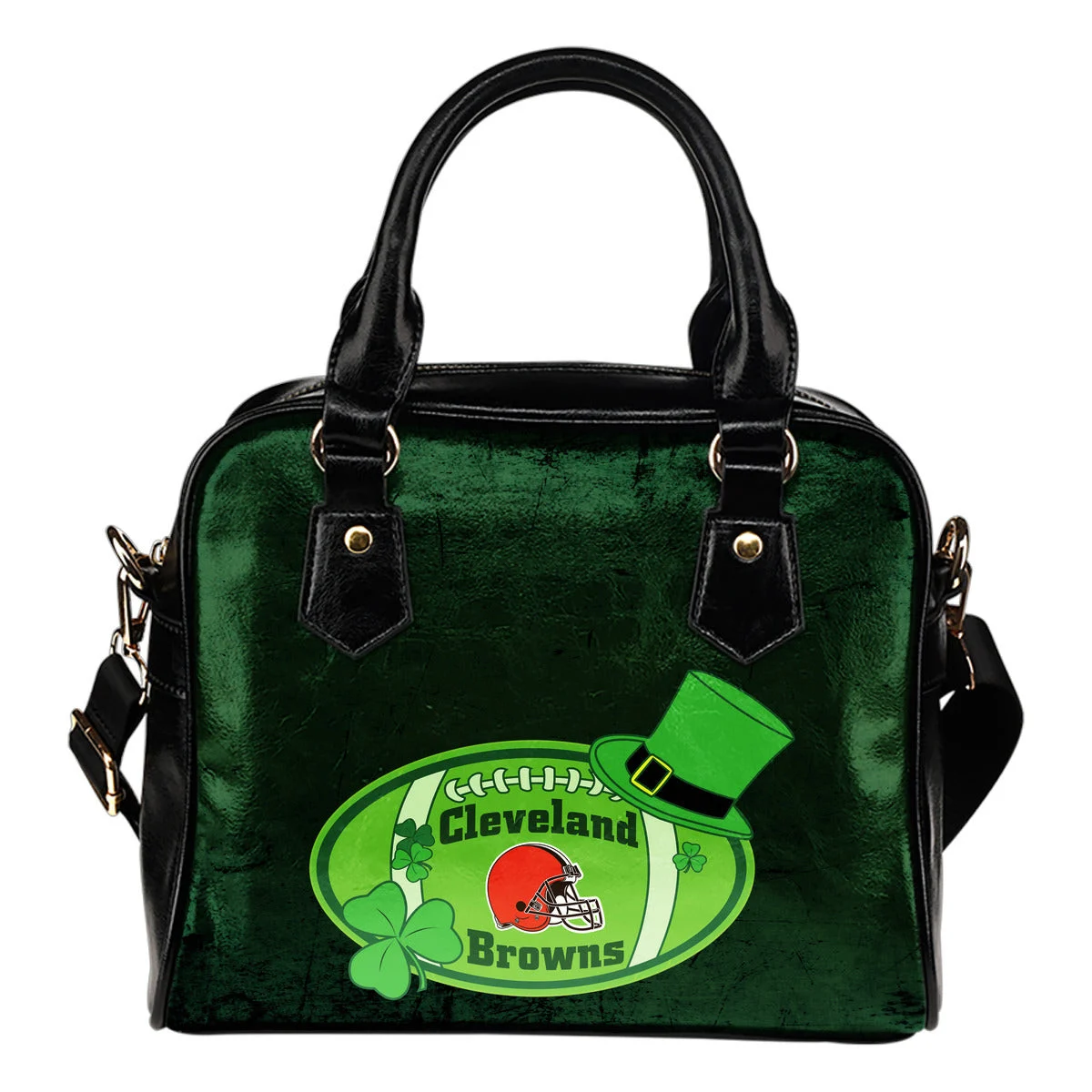 Signal Patrick's Day Pleasant Cleveland Browns Shoulder Handbags Sb0801