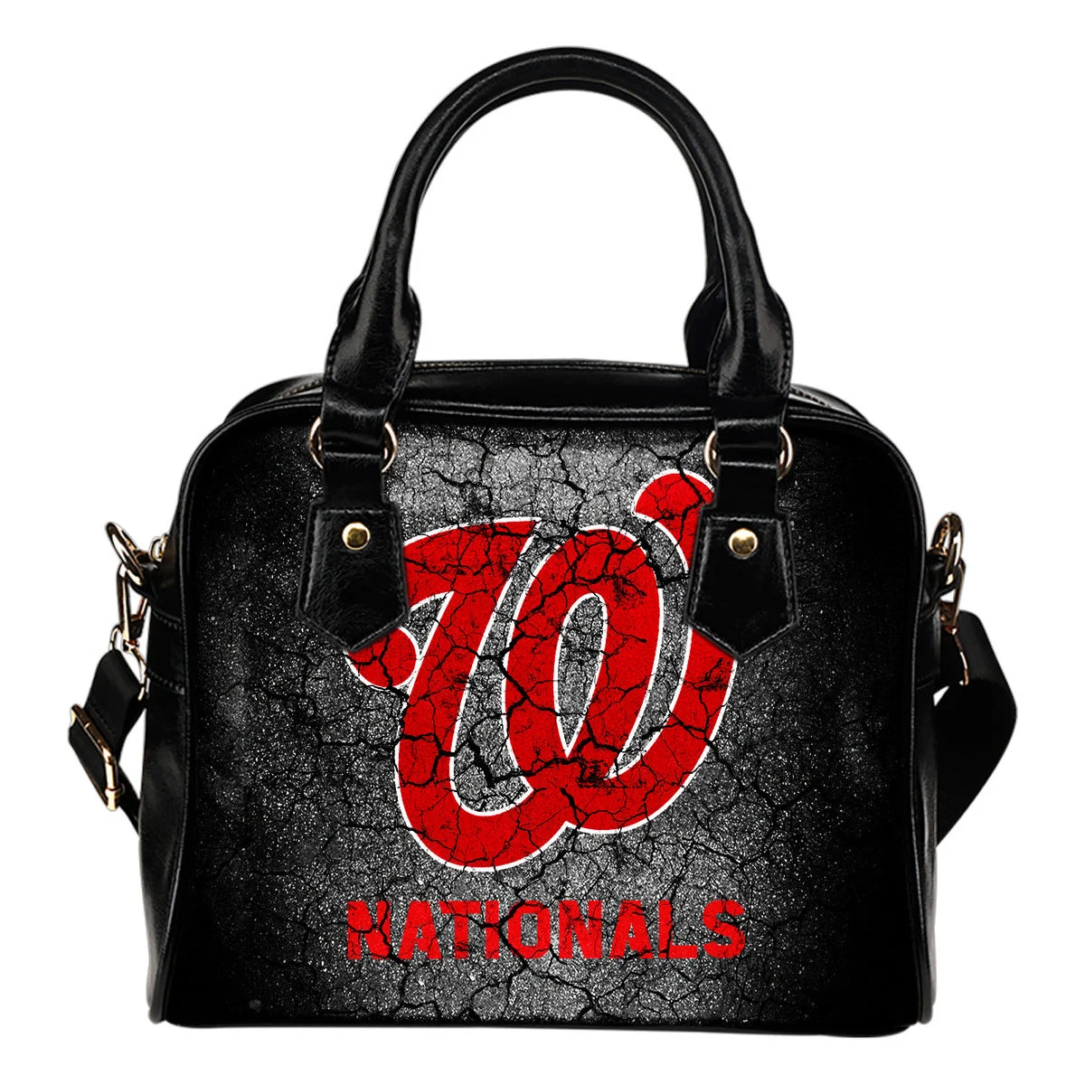 Wall Break Washington Nationals Shoulder Handbags Women Purse Sb0801