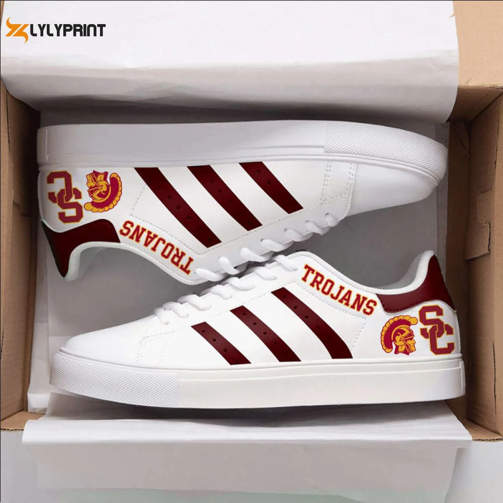 USC Trojan 5 Skate Shoes For Men Women Fans Gift , Trendy Style Sneakers ST0801