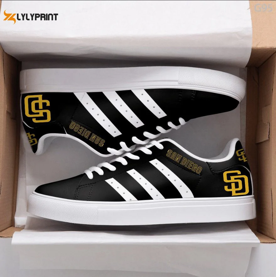 San Diego Padres 3 Skate Shoes For Men Women Fans Gift , Trendy Style Sneakers ST0801