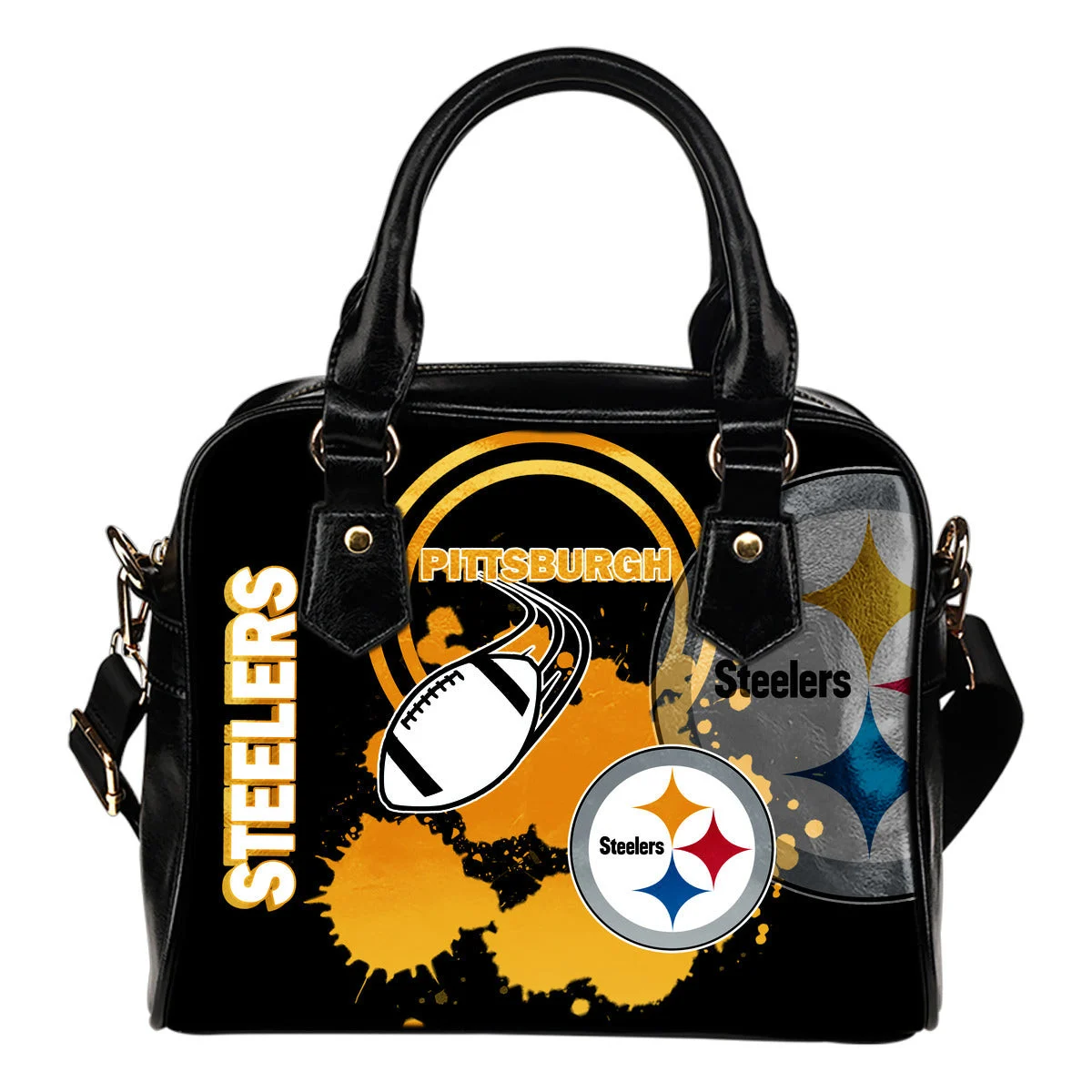 The Victory Pittsburgh Steelers Shoulder Handbags Sb0801