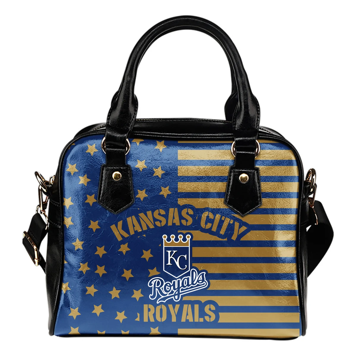 Twinkle Star With Line Kansas City Royals Shoulder Handbags Sb0801
