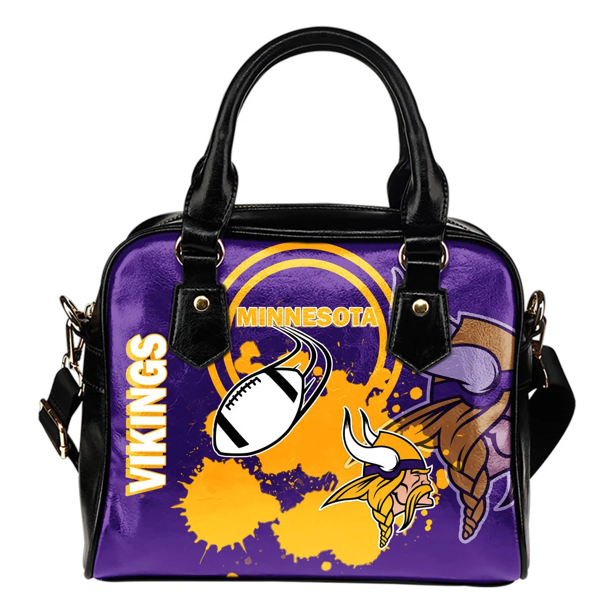 The Victory Minnesota Vikings Shoulder Handbags Sb0801