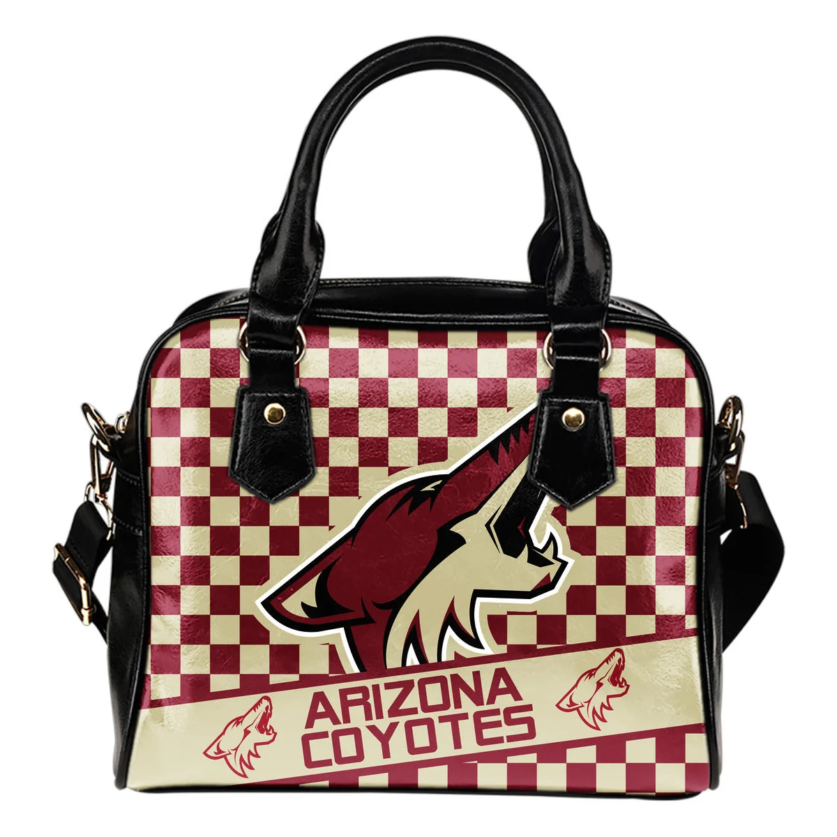 Different Fabulous Banner Arizona Coyotes Shoulder Handbags Sb0801