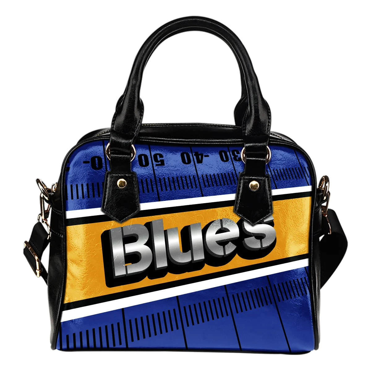 St. Louis Blues Silver Name Colorful Shoulder Handbags Sb0801