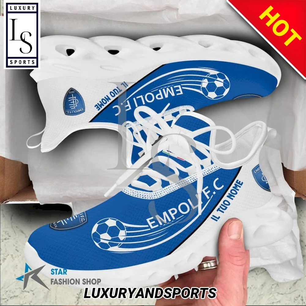 Empoli FC Custom Name Blue Max Soul Shoes  MS0601