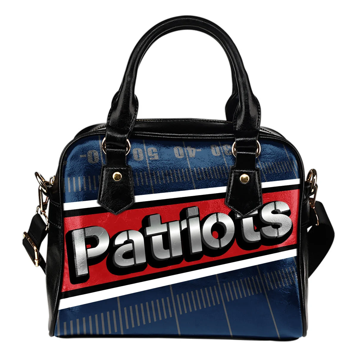 New England Patriots Silver Name Colorful Shoulder Handbags Sb0801
