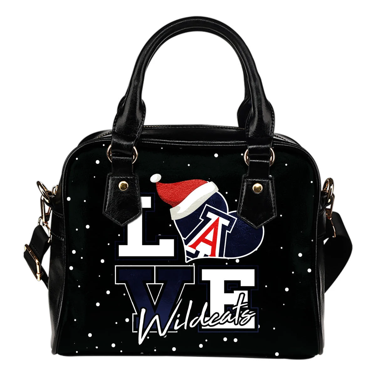 Love Word Christmas Sweet Arizona Wildcats Shoulder Handbags Sb0801