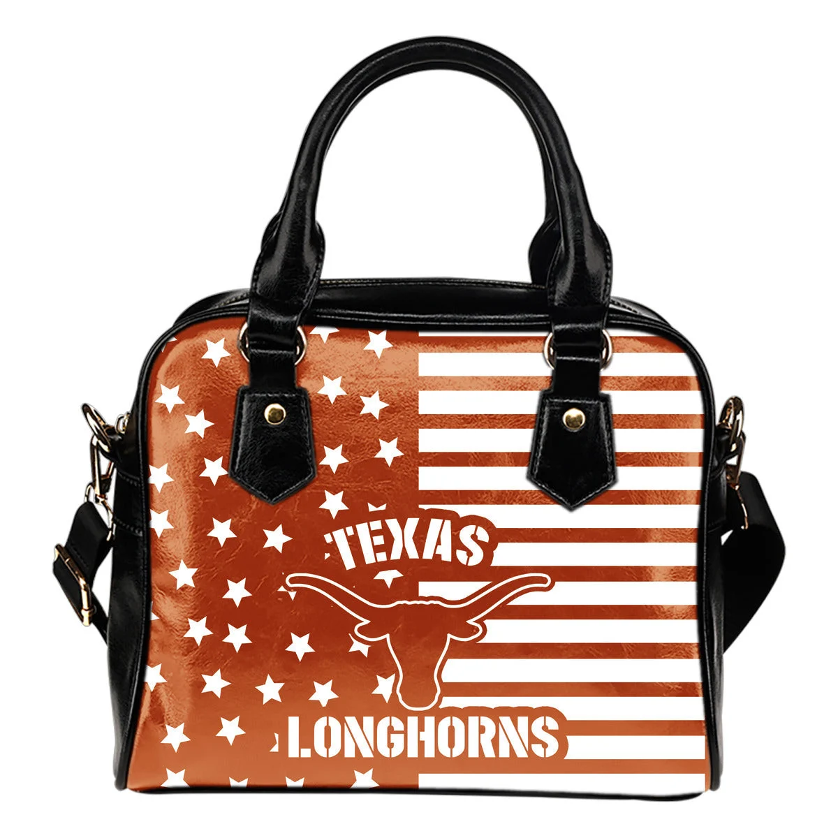 Twinkle Star With Line Texas Longhorns Shoulder Handbags Sb0801
