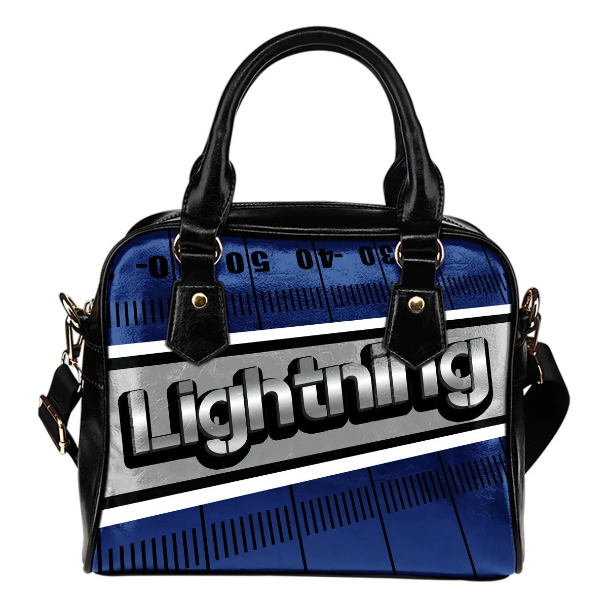Tampa Bay Lightning Silver Name Colorful Shoulder Handbags Sb0801