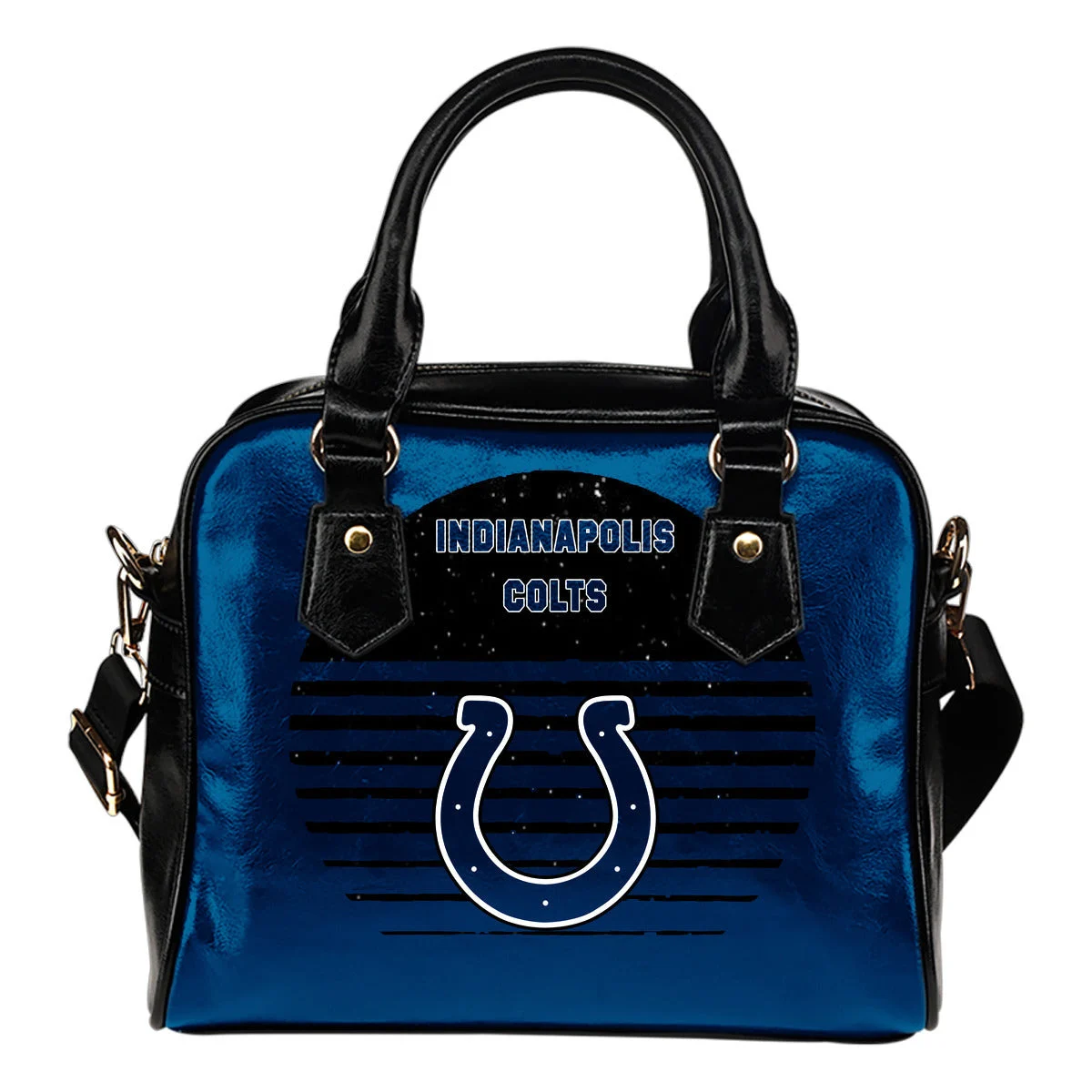 Back Fashion Round Charming Indianapolis Colts Shoulder Handbags Sb0801