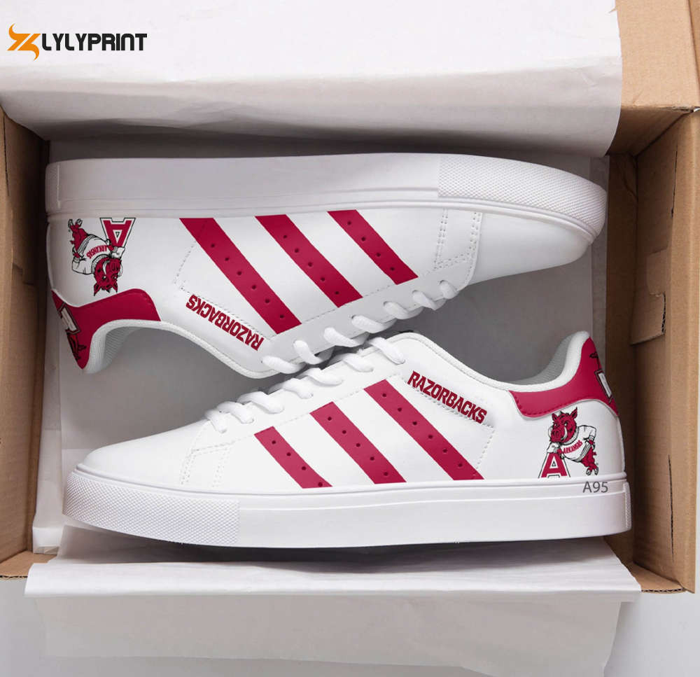 Arkansas Razorbacks Skate Shoes For Men Women Fans Gift , Trendy Style Sneakers ST0801
