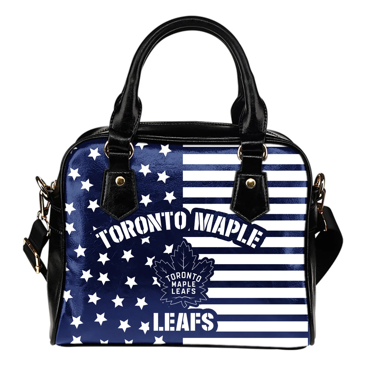 Twinkle Star With Line Toronto Maple Leafs Shoulder Handbags Sb0801